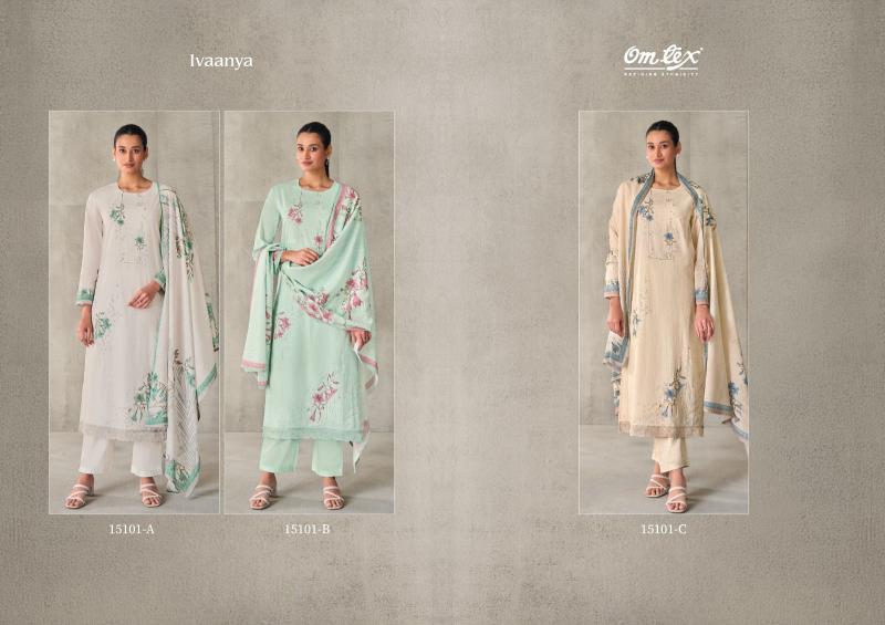 Omtex ivaanya dress materials low price in india wholesale online